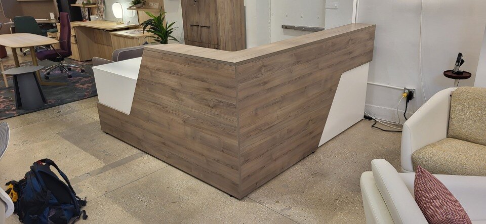 Reception Desk Installation